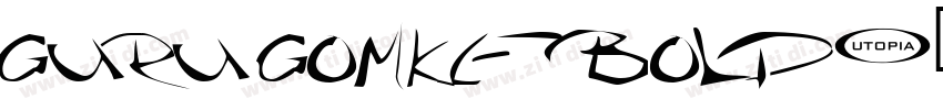 Guru Gomke Bold字体转换